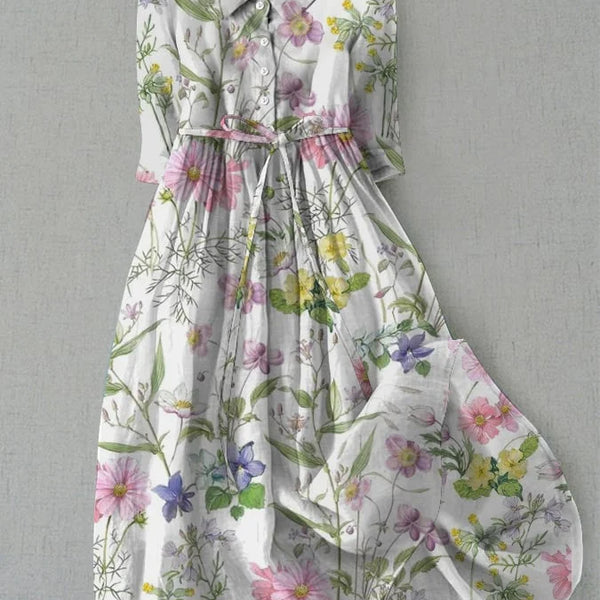 Sadie — Vestido Longo Floral Esvoaçante — foto 1