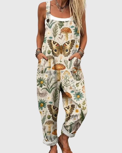Joss — Botanical Butterfly Overalls