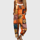 Orla — Rustic Patchwork Overalls
