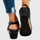 Eartha — Casual Open-Toe Wedge Sandals