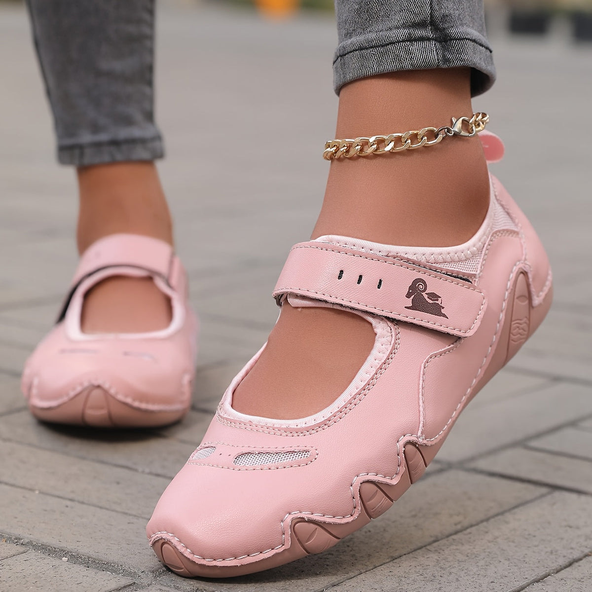 Sylvie — Velcro-Strap Mary Jane Comfort Shoes