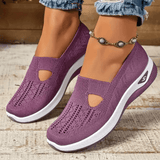 Fanny — Cut-Out Slip-On Knit Sneakers