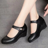 Elin — Mid-Heel Mary Jane Comfort Shoes