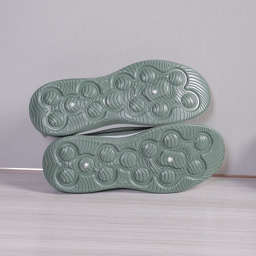 Fanny — Cut-Out Slip-On Knit Sneakers