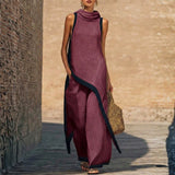 Arnhild — Wide-Leg Co-Ord Set with Contrast Trim