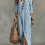 Henley — Light Blue
