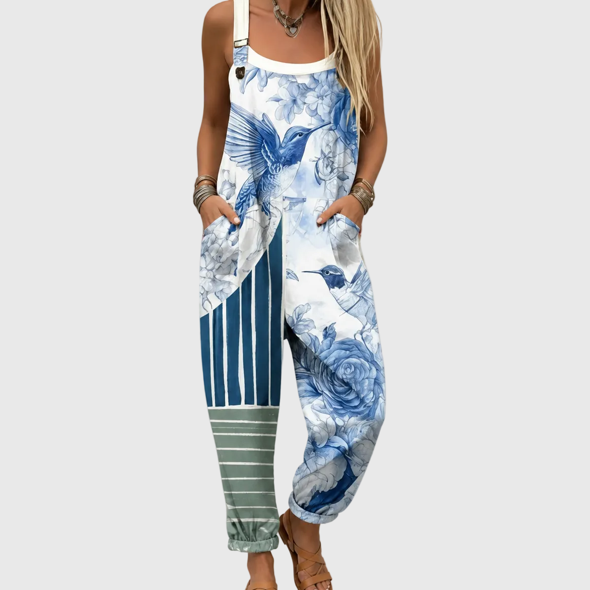 Dahlia — Azure Garden Overalls