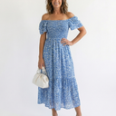  Sky Blue Floral