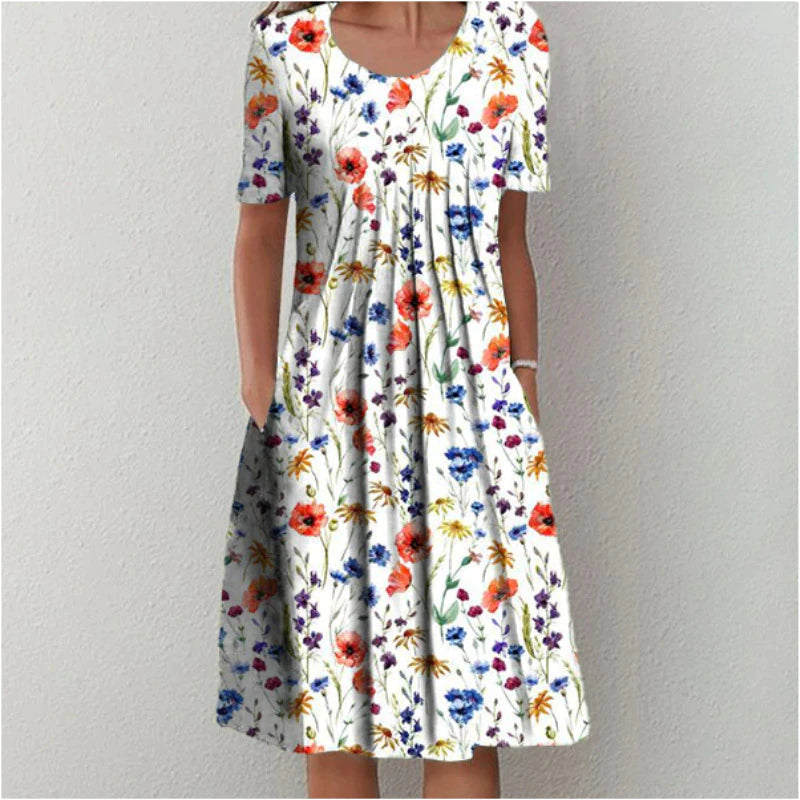 Ruby — Branco Floral Vermelho