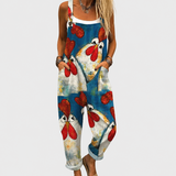Hettie — Butterfly Print Overalls