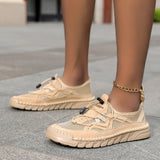 Hollis — Bungee-Lace Mesh Comfort Sneakers
