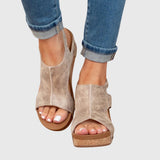 Eartha — Casual Open-Toe Wedge Sandals