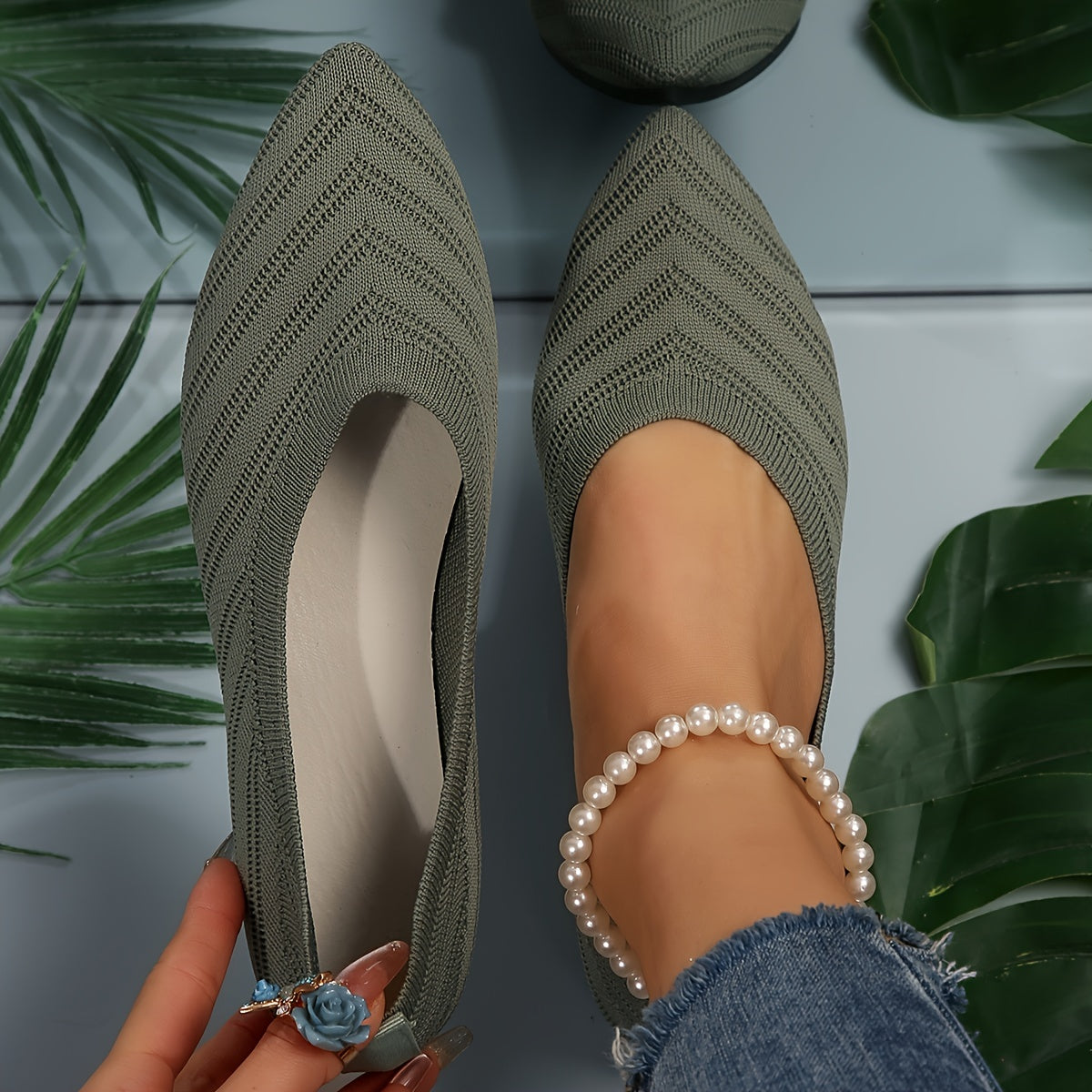 Emer — Pointed-Toe Ballet Flats