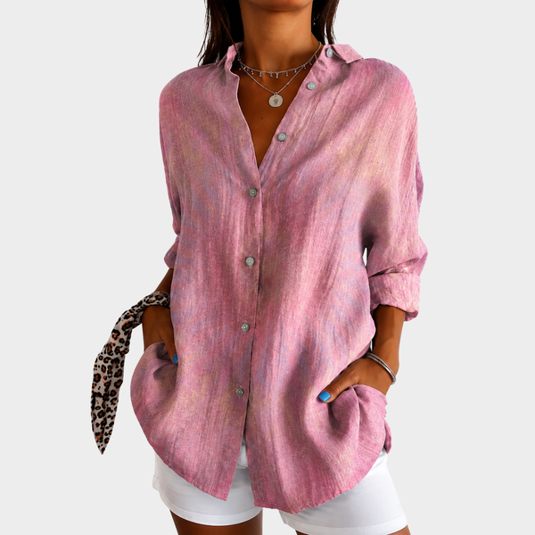Thaís — Blusa Rosa Mesclada