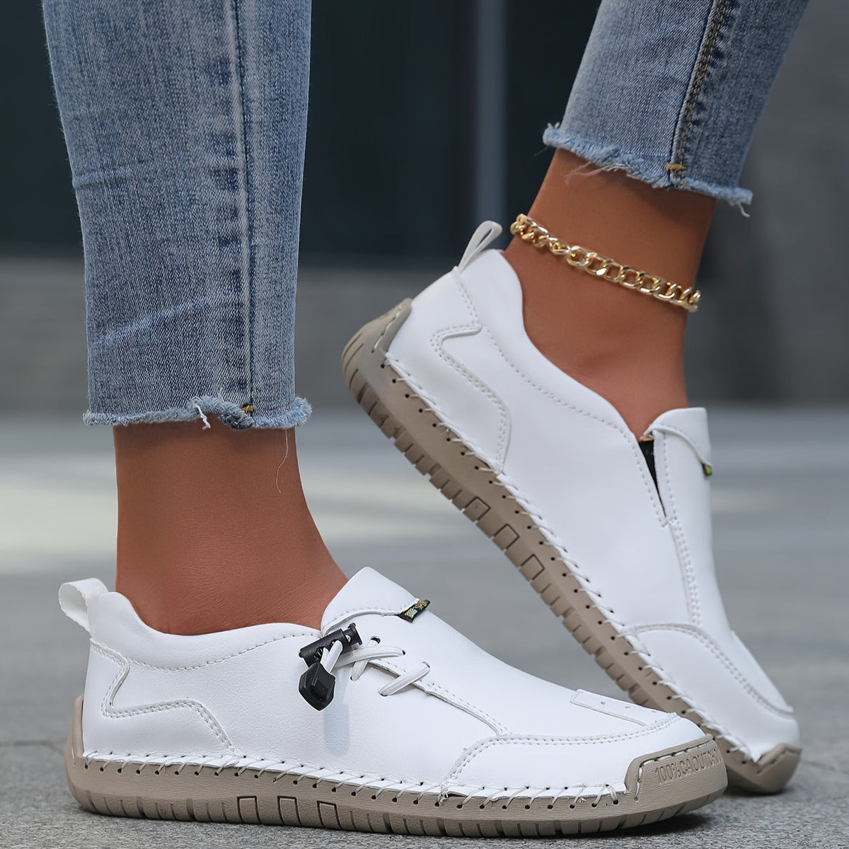 Nora — Toggle Slip-On Comfort Shoes