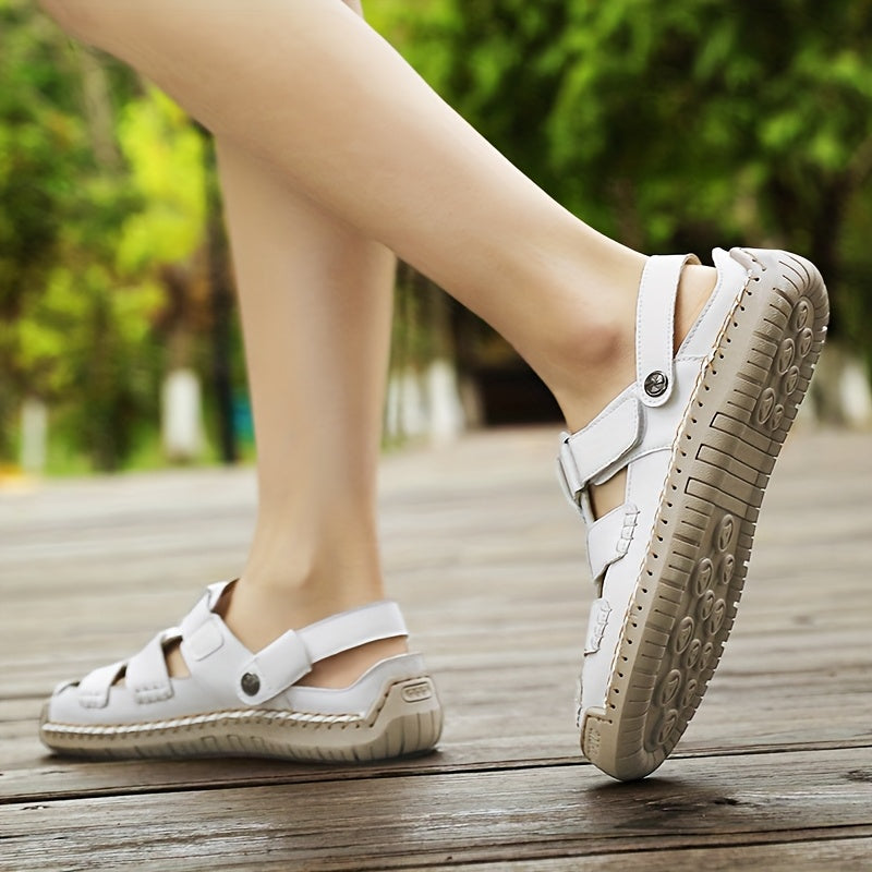 Abelia — Closed-Toe Fisherman Comfort Sandals