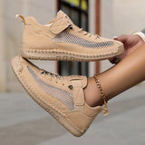 Eilis — Velcro-Strap Mesh Comfort Sneakers