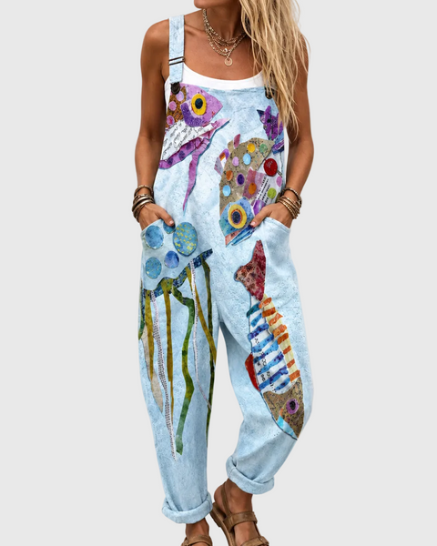 Dora — Marine Art Print Overalls