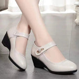 Elin — Mid-Heel Mary Jane Comfort Shoes