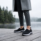 Arlena — Breathable Knit Slip-On Walking Shoes