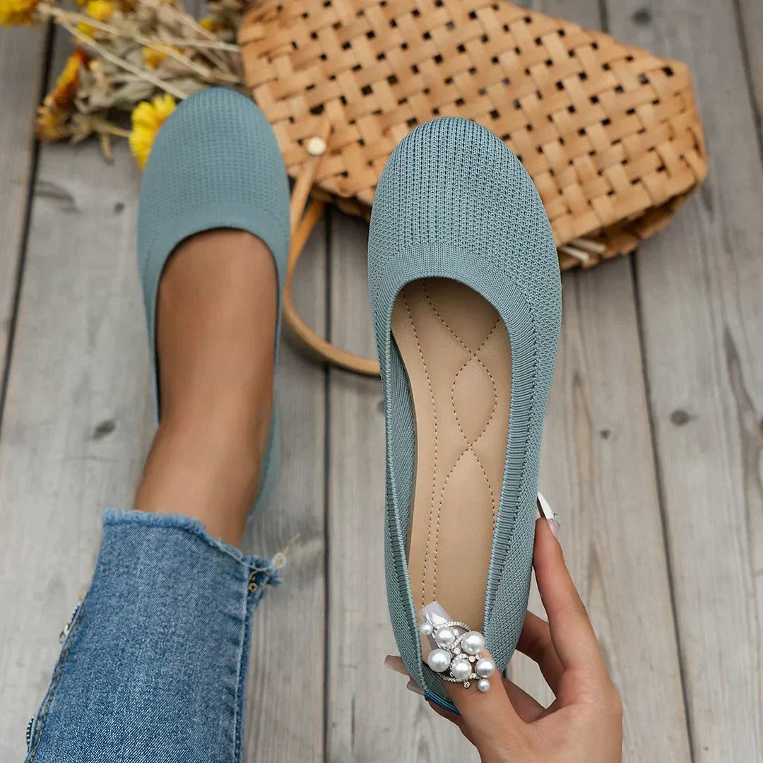 Addie — Soft Knit Ballet Flats
