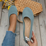 Addie — Soft Knit Ballet Flats