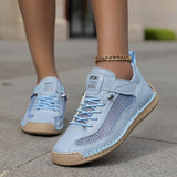 Eilis — Velcro-Strap Mesh Comfort Sneakers