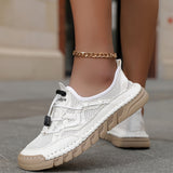 Hollis — Bungee-Lace Mesh Comfort Sneakers