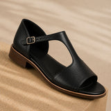Cecile — Cushioned T-Strap Comfort Sandals