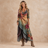 Subira — Ombre Rose Print