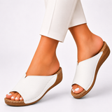 Corinna — Open-Toe Cushioned Slide Sandals