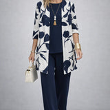 Leonora — Navy & White
