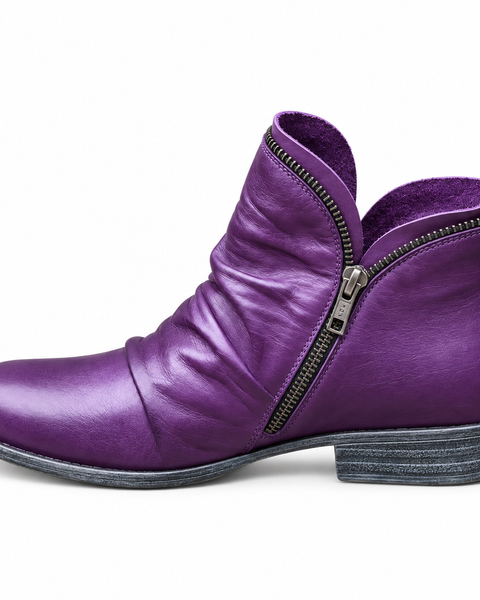 Melinda Ankle Boots in Purple