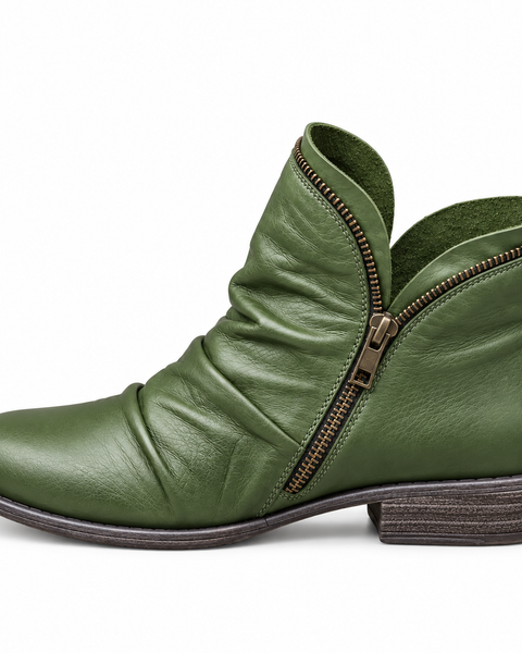 Melinda Ankle Boots in Green