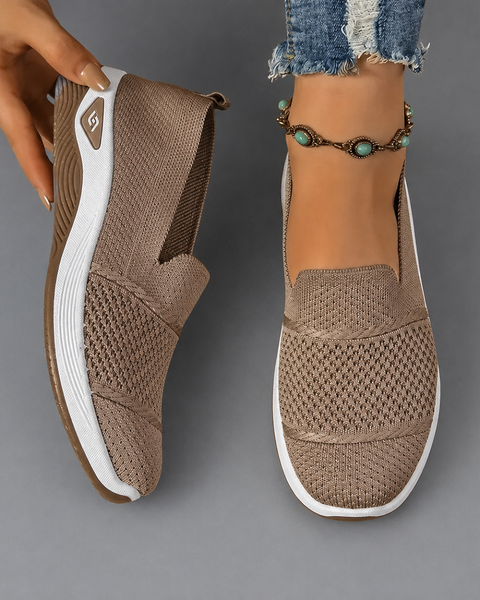 Atalanta — Zip-Detail Slip-On Comfort Sneakers