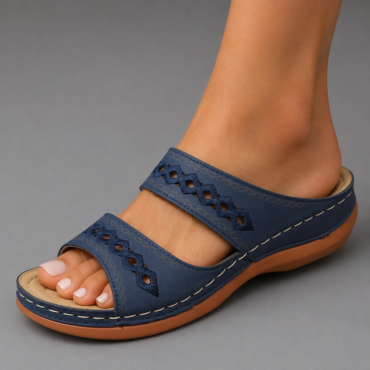 Almeda — Thick-Sole Comfort Slide Sandals