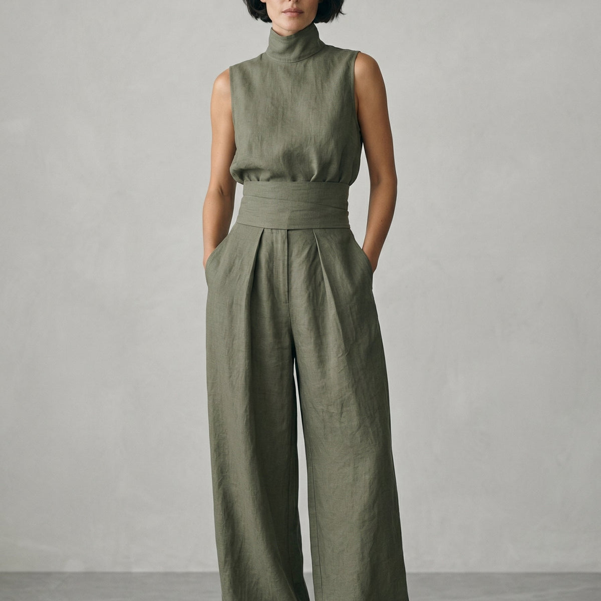 Lynette — Olive Green