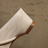 Inara — Pointed Strap Wedge Mules