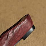 Zelie — Pointed Mary Jane Flat Mules