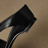 Palmira — Pointed Cross-Strap Flat Mules