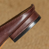 Xanthia — Woven-Toe Flat Mules