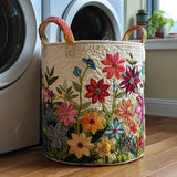 Ursa — Wildflower Bouquet Quilted Laundry Basket