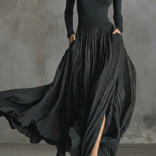 Raquel — High Waist Maxi Dress