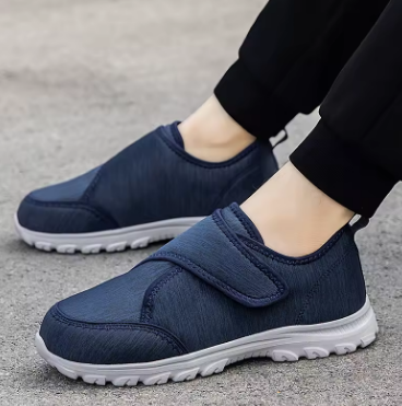 Viola — Easy-Fasten Sparkle Knit Trainers