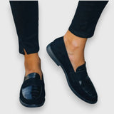 Jemma — Black Penny Loafers