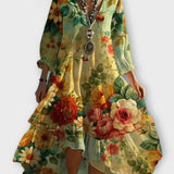 Marcela — Vestido Midi Floral Vintage — foto 1