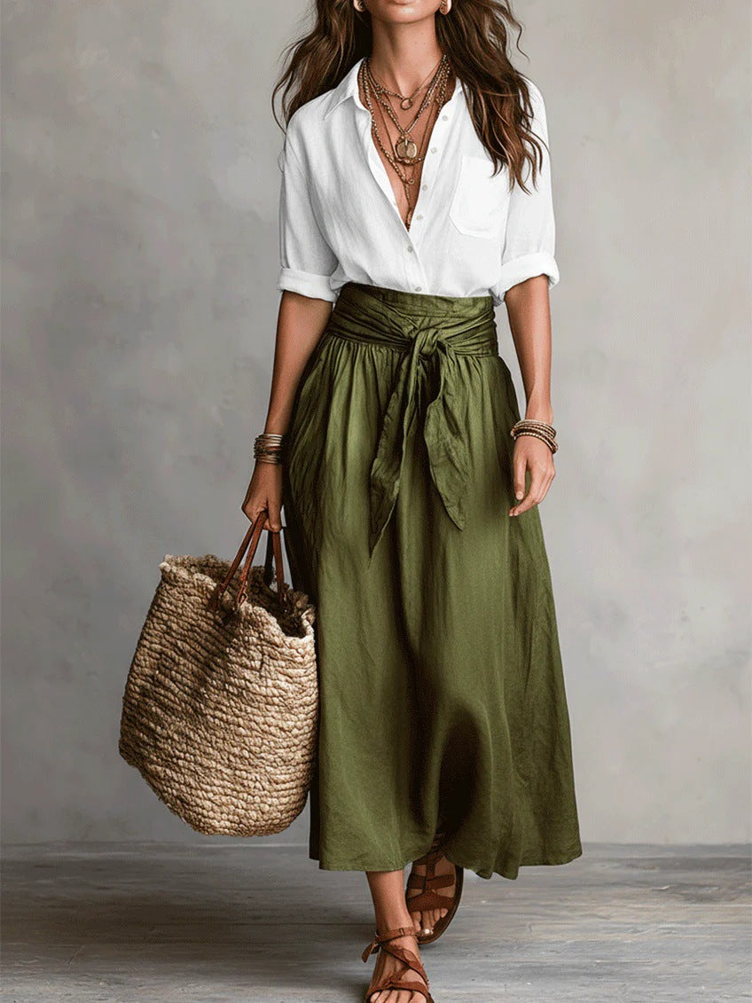 Maren — White and Olive