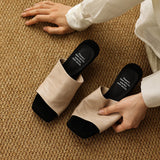 Teresa — Wide-Strap Heeled Slide Mules