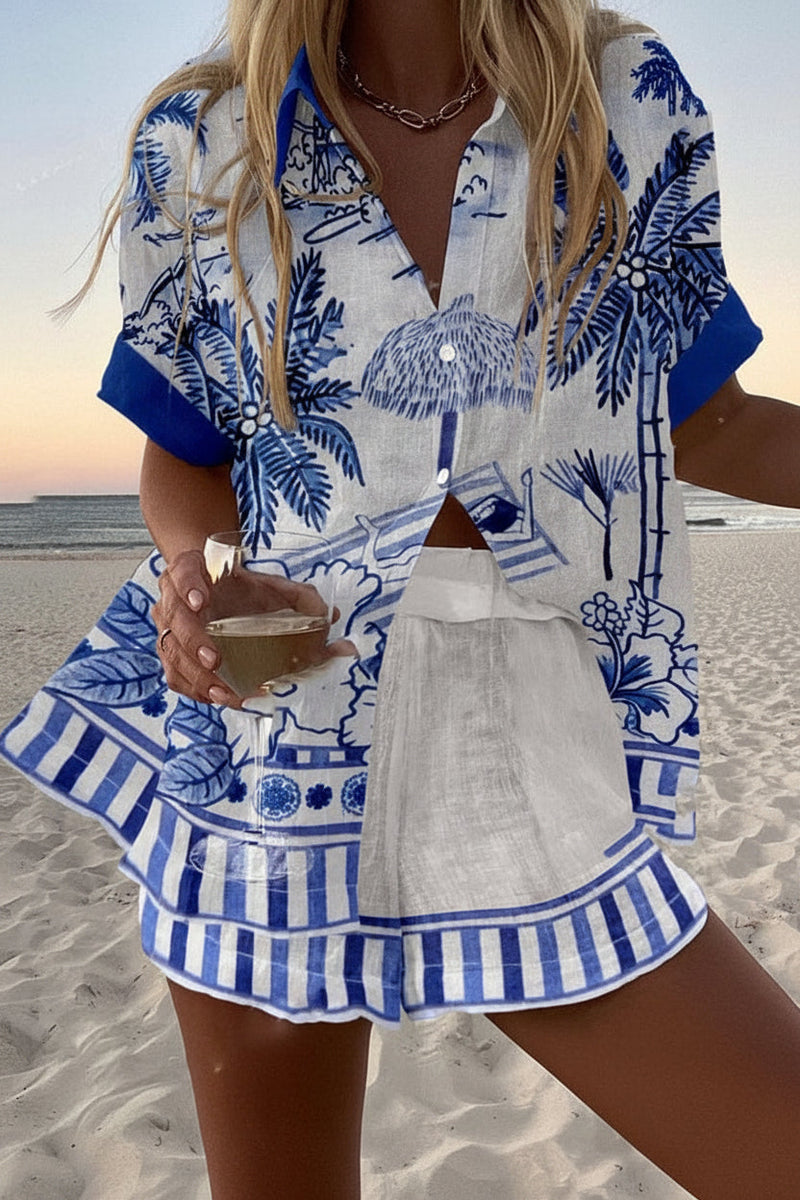 Amaryllis — White and Blue