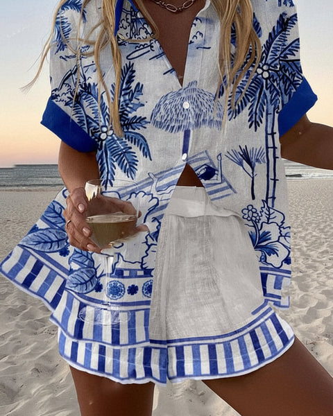Amaryllis — White and Blue